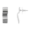 Sonoma Goods For Life® Rhod Wavy Textured Bar Drop Earrings