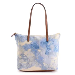 Sonoma Goods For Life® Canvas Tote Bag -Outlet Clothiza Store 5847910 Blue Marble