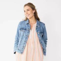 Women's Sonoma Goods For Life® Denim Jacket -Outlet Clothiza Store 5923729 Light Wash