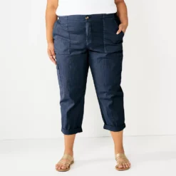Plus Size Sonoma Goods For Life® Cargo Utility Capri Pants