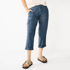 Women's Sonoma Goods For Life® Cargo Utility Capri Pants -Outlet Clothiza Store 5928818 Blue