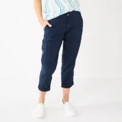 Women's Sonoma Goods For Life® Cargo Utility Capri Pants -Outlet Clothiza Store 5928818 Navy