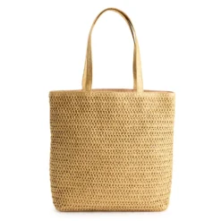 Sonoma Goods For Life® Straw Shopper Tote Bag -Outlet Clothiza Store 5931658 ALT