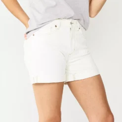 Women's Sonoma Goods For Life® Premium Denim Shorts -Outlet Clothiza Store 5932297 White