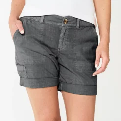Women's Sonoma Goods For Life® Utility Bermuda Shorts -Outlet Clothiza Store 5940057 Dark Gray