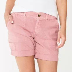Women's Sonoma Goods For Life® Utility Bermuda Shorts -Outlet Clothiza Store 5940057 Mauve