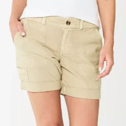 Women's Sonoma Goods For Life® Utility Bermuda Shorts -Outlet Clothiza Store 5940057 Tan