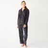 Women's Sonoma Goods For Life® Velour Pajama Shirt & Pajama Pants Sleep Set