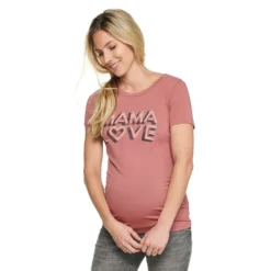 Maternity Sonoma Goods For Life® Fitted Crewneck Graphic Tee -Outlet Clothiza Store 6120299 Vintage Mama Love