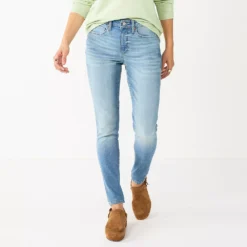 Women's Sonoma Goods For Life® Curvy High-Waisted Skinny Jeans -Outlet Clothiza Store 6120421 Super Light Wash